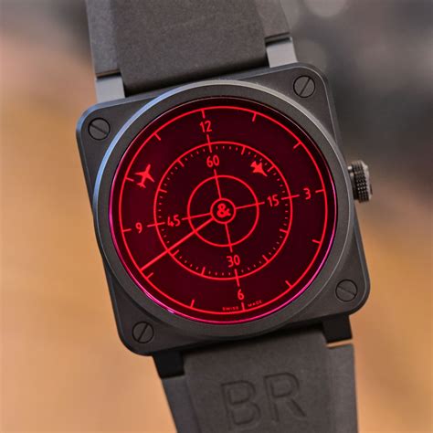 bell ross red radar ceramic